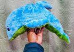 Cute Soft Fiber Stuffed Dolphin Doll Toy 14 inch Special Gift Item Made In Nepal Valentine Day Gift