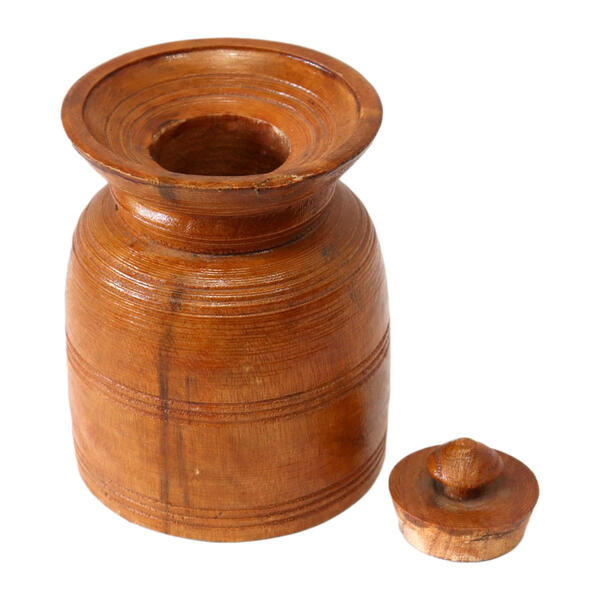 Daar Theki Wood Curd Setting jar, 3 Maana- 1