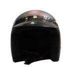 Dark Silver Royal Half Helmet