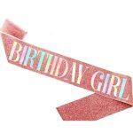 Decorative Birthday girl Sash