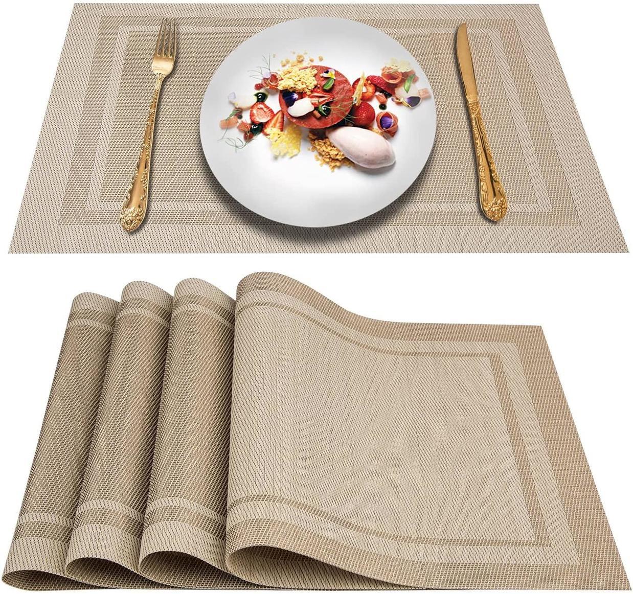 dinning table mat plastic mat set of 6 8 ratings4 answered questions