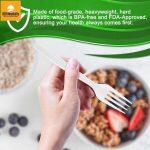 Disposable White Plastic Fork Parties, Dinners, Catering Services, Family GatheringsPkts