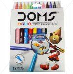 DOMS Aqua 12 Water Colour Pens/ Sketch Pens / Sign pens
