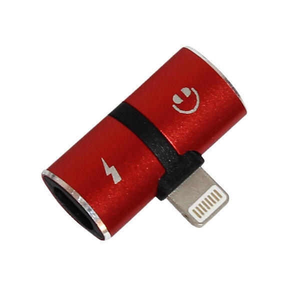 Dual Port Adapter for Charging and Headphone Music Compatible with iPhone X, iPhone 7, iPhone 8 Compatible iOS 10 or Later