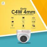 Ezviz C4W 4mm – Outdoor Guardian with Active Defense
