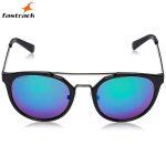 Fastrack Black Oval Sunglasses For Men
