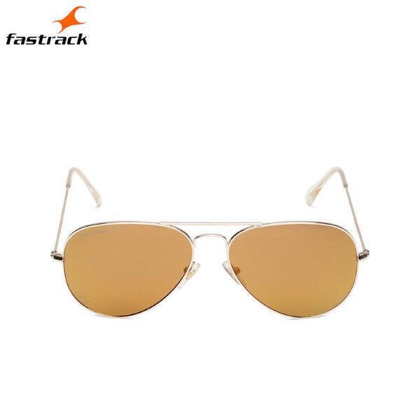 Fastrack Brown Aviator Pilots Sunglasses For MenM165YL7