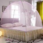 Father Of King And Queen Size Bed Portable Folding Mosquito Net Protect From. Mosquito Mleriya And Dengue Tent Free Stand ( 200 * 220 Cm )