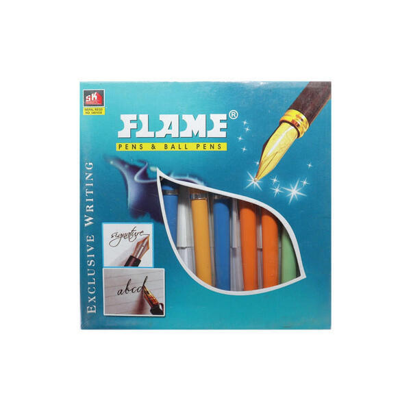 Flame Multi Color Fountain Pens