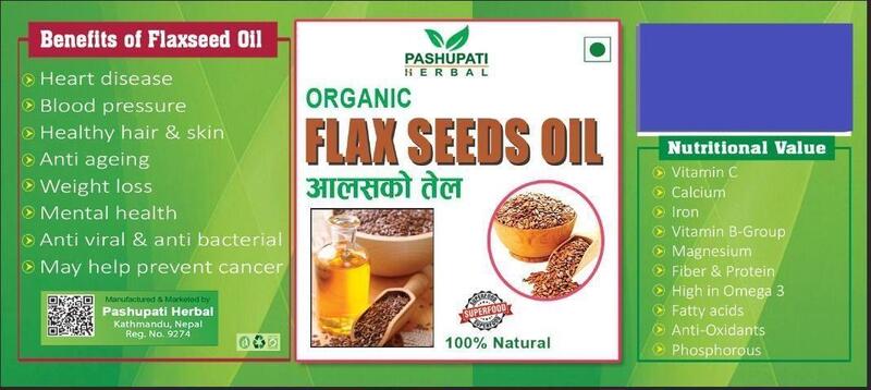 Flax Seeds Oil