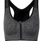 Free Sized Zippered Sports Bra