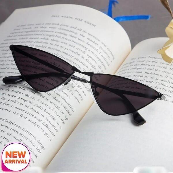 Full Black Cat Eye Black Sunglasses For Women