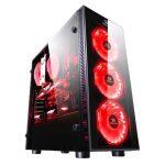 GC-601 Sideswipe Gaming PC Case Tempered Glass, 3 X 120mm Fan Included