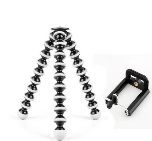 Gd Fully 13-Inch Flexible Foldable Gorilla Tripod With Socket Mobile Holder