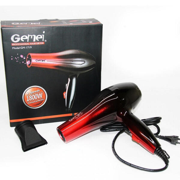 Gemei Gm-1719 Hair Dryer 1800W - Itishree