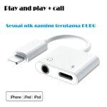 Genuine chipset 2 in 1 iPhone Splitter Lightning to Lightning And AUX 3.5mm Supports Pubg Microphone, Phone Call No Nedd To Connect Bluetooth