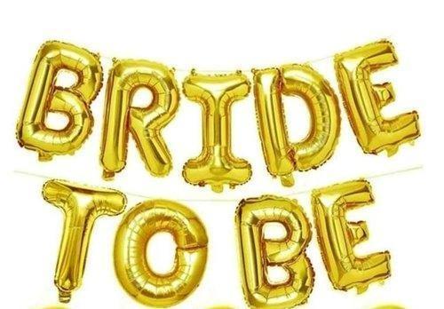 Gold Bride To Be Foil Balloon