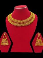 Gold Plated Haar Set – Jhumka and Haar Set