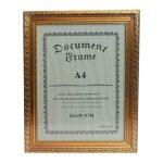 Golden Document Frame