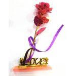 Golden Rose with Lights