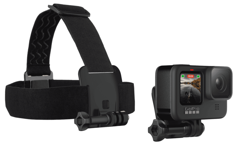 GoPro Head Strap + Quick Clip Head Mount (100% Genuine) - Icefall Store