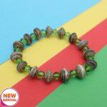 Abstract Design Recycled Bracelet For Women