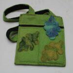 Wool Leaf Design Bag For Women