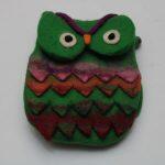 Wool Owl Design Women Bag