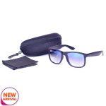 JACK Wayfarers 400UV Protection Level Shaded Blue Lens & Black Nylon Frame Square Sunglasses Shades for Me