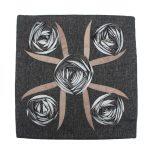 Velvet Flower Design Cushion Cover 16*16 Inches