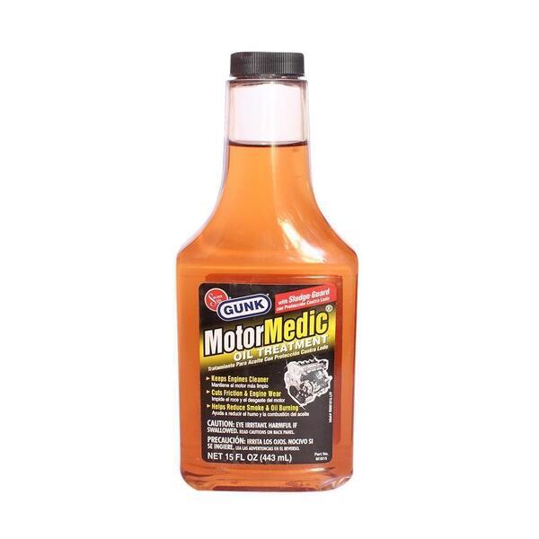 Gunk M1815 443Ml Motor Medic Oil Treatment With Sludge Guard & Stop Leak
