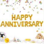Happy Anniversary Foil Balloon -16 Inch