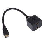 HDMI Male To 2x HDMI Female Splitter Adapter Cable