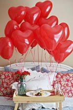 Heart Shaped Balloons (Red)