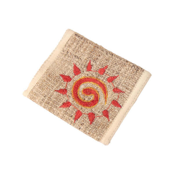 Hemp Wallet Abstract Print