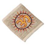Hemp Wallet Om Symbol Print For Men
