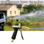 High Pressure Water Spray Gun Metal Brass Nozzle Pipe Lawn Garden Hose Wash Tool Car Wash Water Gun