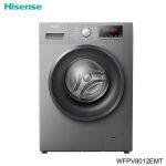 HISENSE WFPV8012EMT 8Kg Fully Automatic Front Loading Washing Machine 1200 RPM (Silver)