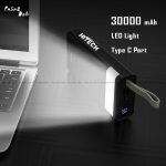 Hitech 30000mAh Power Bank with LED Light