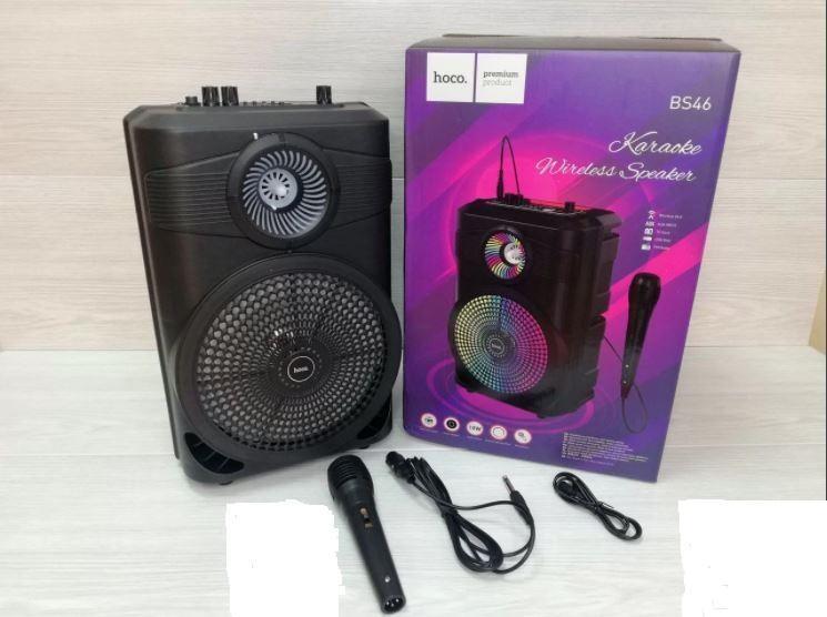 Hoco BS46 Bluetooth Speaker And Microphone with Remote Control