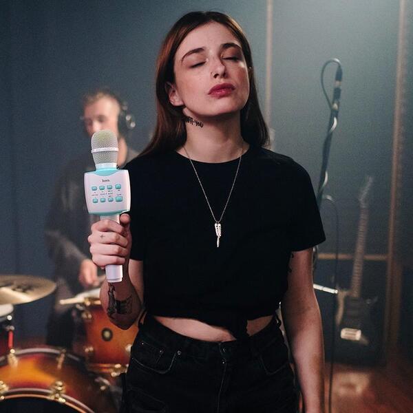 Hoco Microphone BK5 Cantando Wireless Karaoke Mic