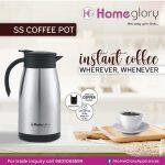 home glory ss coffee pot cp 2000v 2 ltrs