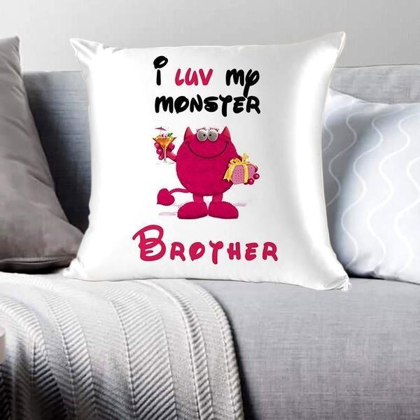 I Love My Monster Brother Cushion