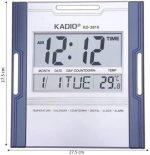 Khopo New Kadio-3810 Clock Multi-functional Digital Electronic Clock Digital Wall Clock With Calendar, Temperature, Alarm Clock