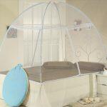 King Size Bed Portable Folding Mosquito Net Protect From. Mosquito Mleriya And Dengue Tent Free Stand Tent Jhul ( 220 * 200 Cm )