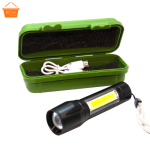 KOJA XPE COB LED Flashlight Waterproof Handheld Flashlights Mini Torch Clip Pocket Work Light Emergency Lighting For Camping Fishing