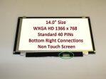 Laptop Screen 14.0 40PIN PAPERLED (1366*768) Model-HB140WX1-500