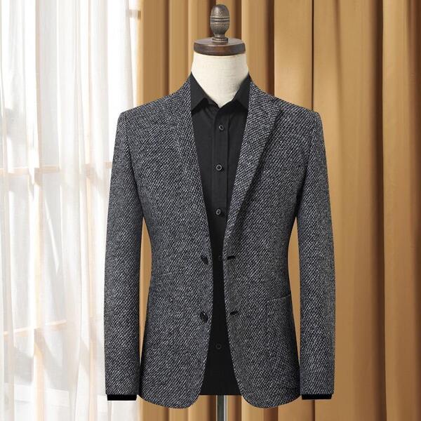 Leisure Slim Fit Korean Style Casual Suit Blazers For Men