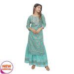 Rayon Kurthi Sarara Set For Women