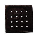 Velvet Material Stone Design Washable Cushion Cover 16*16 Inches